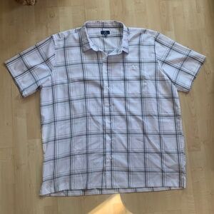 SOLD George [g] Men’s 2XL Plaid White Shirt